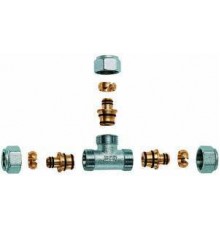 Фитинги цанговые Тройник 1/2 с 3 концовками для м/п труб 20х2 FC 5411 12 80204
