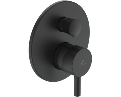 IS A7389XG Ceraline Смеситель для 2х потребителей (внешняя монтажная часть), silk black черный A7389XG