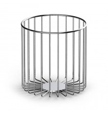 Decor Walther DW 220 Ведро для мусора, напольное, цвет: хром. 0859200