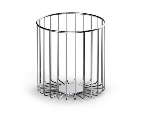 Decor Walther DW 220 Ведро для мусора, напольное, цвет: хром. 0859200