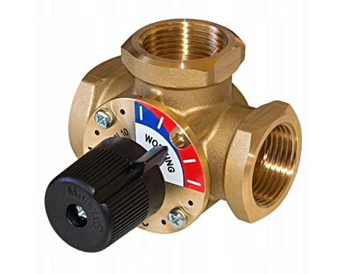 Клапан трёхходовой смесительный Hoobs 1055 G 1 1/4  DN32 мм PN10 бар kvs 16. HB-051055-16