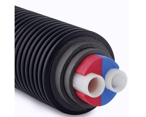Труба Uponor ECOFLEX VARIA TWIN 2X32X2,9/140 PN6, Бухта 200м 1018239 Труба Uponor ECOFLEX VARIA TWIN 2X32X2,9/140 PN6, Бухта 200м 1018239
