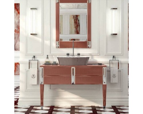 Oasis Rialto Комплект мебели напольный, №5, L116xP51x H:200см, цвет: glossy Marsala/хром. Oasis Rialto Комплект мебели напольный, №5, L116xP51x H:200см, цвет: glossy Marsala/хром.