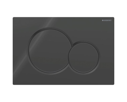 Geberit Sigma01 Клавиша для двойного смыва, круглая: Черный. 115.770.DW.5