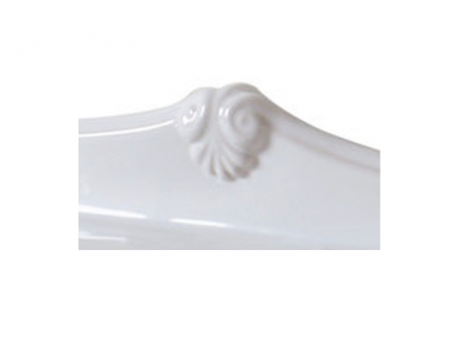 Azzurra Jubilaeum Раковина с колонной 90x56xH32 см, 1 отв., цвет: Bianco lucido. JULP0905500MBI/(JUB200/90 bi)*1,  JUCLT0000000BI/(JUB300 bi)