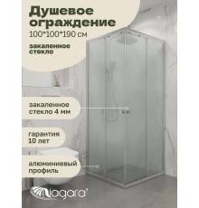 Душевая перегородка Niagara Eco NG-1010-14QMT (100x100x190 см)