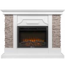 Комплект Электрокамин Electrolux EFP/P-2520LS N + Портал Firelight Florida 25 белый, серый