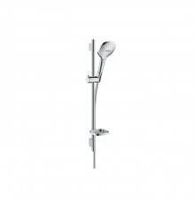 Hansgrohe Raindance Select E Душевой набор: штанга 65см., ручной душ 120, 3jet (Rain, RainAir, WhirlAir), EcoSmart, мыльница, шланг, цвет: хром. 26622000