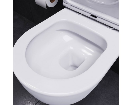 DX86C1700SC Унитаз подвесной безободковый, с сиденьем микролифт DX86C1700SC Унитаз подвесной безободковый, с сиденьем микролифт
