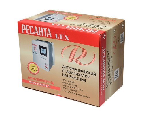 Стабилизатор напряжения Ресанта Lux АСН- 5000 Н/1-Ц Стабилизатор напряжения Ресанта Lux АСН- 5000 Н/1-Ц