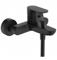 Hansgrohe Rebris S Смеситель для ванны, настенный, цвет: черный матовый. 72440670
