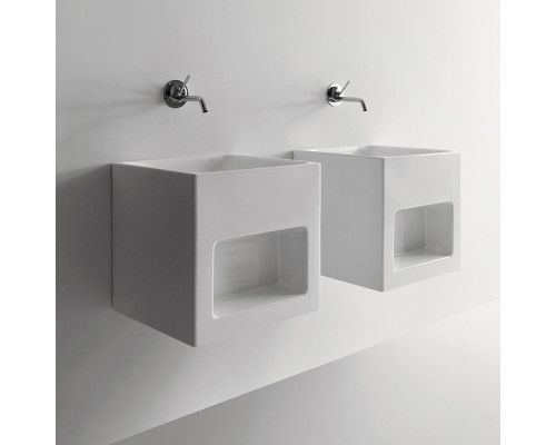 Kerasan Cento Раковина подвесная 45х45см, без отв., цвет: белый. 3538bi*0