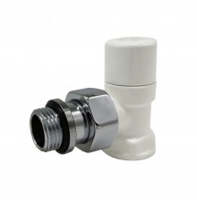 Запорный клапан SR Rubinetterie угловой серияOvus1/2 цвет белый 0453-1500VC0A