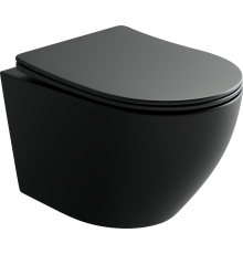 Унитаз подвесной Ceramicanova Uno Rimless CN11001MB черный матовый