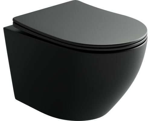 Унитаз подвесной Ceramicanova Uno Rimless CN11001MB черный матовый