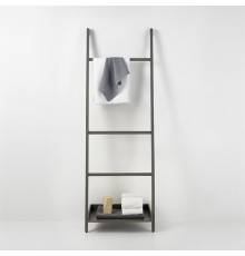 Agape Stairs Полотенцедержатель с полкой 60x180см, напольный, цвет: серый. ACOM0532NG