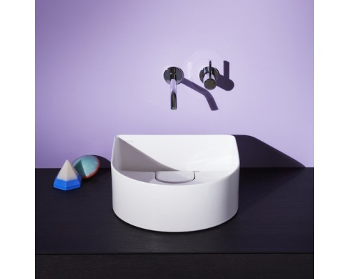 Laufen Sonar Раковина 34x34х13 см, без отв., без перелива, цвет: белый. 8.1234.0.000.112.1