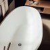 Agape Spoon Ванна отдельностоящая 160х85хh48 см, с переливом, материал: Cristalplantreg;, цвет: белый матовый. AVAS1093ZZ САЛОН,  MET0477C САЛОН