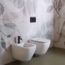 Simas Juniper Унитаз подвесной 53x37см, слив TORNADO (green vertigo), цвет: белый глянец. F85,  JU18bi