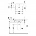 Duravit Happy D.2 Plus Раковина накладная, 50х40см., с 1 отв., выпуск с керамической крышкой, WonderGliss, цвет: Anthracite matt/белый. 23605061601