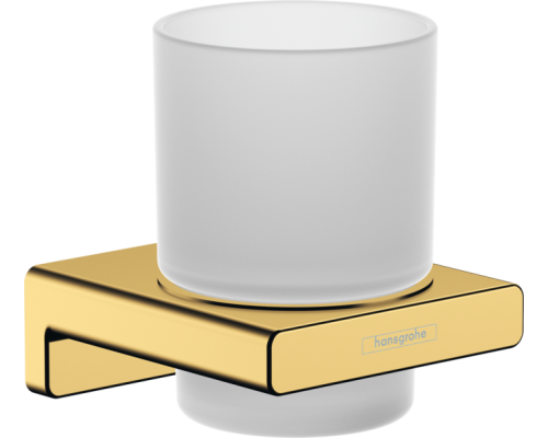 HG 41 749 990 AddStoris Стакан для зубных щеток, металл/матовое стекло 41749990