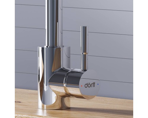 D3007500 Смеситель для кухни с вытяжным изливом, хром D3007500 Смеситель для кухни с вытяжным изливом, хром