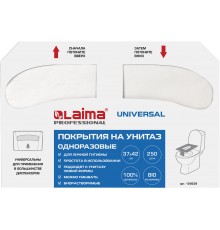 Покрытия на унитаз LAIMA Universal V1 (Блок: 1 уп. по 250 шт.)