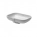 Duravit Happy D.2 Раковина для встраивания снизу, 48х34.5см. с перел., без площадки под смес., вкл. заглушку для перелива, хром, включая крепление для встраивани, Цвет: Белый. 0457480000