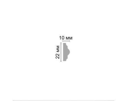 Молдинг с рисунком DECOMASTER 98010F гибкий (22*10*2400мм)
