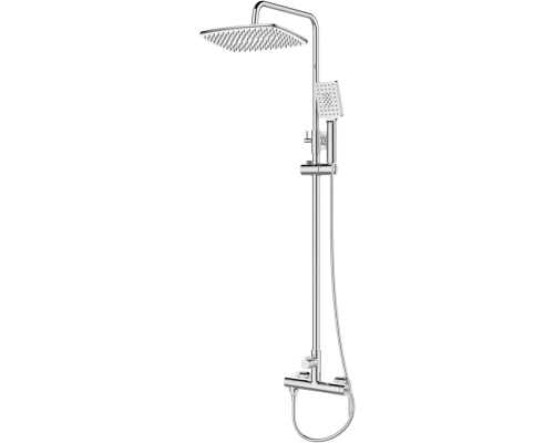 Душевая стойка BelBagno Acqua ACQUA-DOCM-CRM хром