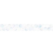 Бордюр Alma Ceramica Bolle BWU53BOL001 глянцевый 6,7х50, белый
