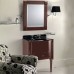 DevonDevon Domino,Комплект мебели 68 см, тумба напольная со столешницей Nero Marquina и встроенной раковиной черной, Цвет: fango. EFBIZETPWCR,  RALILY460BL,  DEDOMINONE3FWESBI/ручка cromo