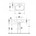 Duravit D-Code Раковина 60х46см., 1 отв., с переливом, цвет: белый. 23106000002
