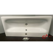 SaleAQUM-MOD80SL/1 Умывальник Cersanit Moduo Slim 80, 800х385х170 мм, с отв. под смес., с отв. перел SaleUM-MOD80SL_1_1083