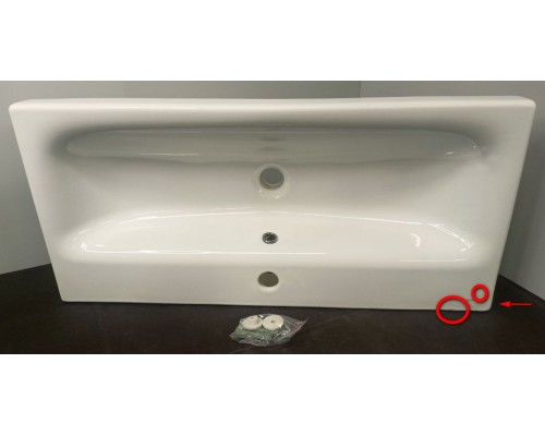 SaleAQUM-MOD80SL/1 Умывальник Cersanit Moduo Slim 80, 800х385х170 мм, с отв. под смес., с отв. перел SaleUM-MOD80SL_1_1083