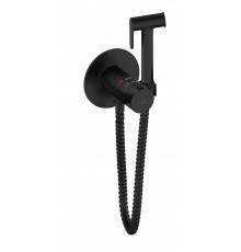 Гигиенический душ AltroBagno BM 060402 NeOp, со смесителем, С ВНУТРЕННЕЙ ЧАСТЬЮ, матовый черный