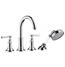 AX 16 550 000 Montreux Смеситель на край ванны, на 4 отв. (внешняя монтажная часть) 16550000