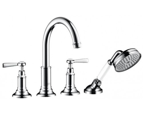 AX 16 550 000 Montreux Смеситель на край ванны, на 4 отв. (внешняя монтажная часть) 16550000