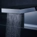 Axor MyEdition Смеситель для раковины 70, на 1 отв., излив 200мм, с донным клапаном, цвет: хром/черное стекло. 47010600