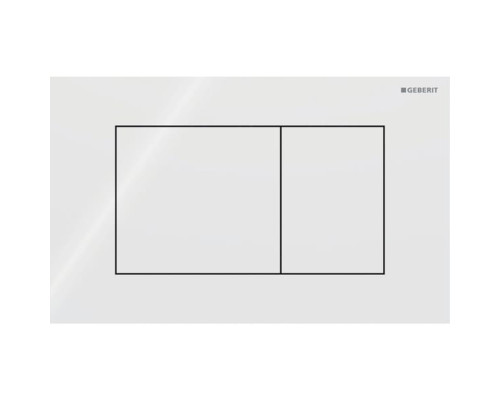 Geberit Sigma40 Клавиша для двойного смыва, квадратная: Белый. 115.629.SI.1