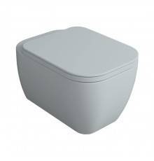 Simas Henges Унитаз подвесной 38х55см.,безободковый, цвет: tela matt. HE18 tela matt