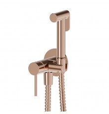 Newform Idroscopini Смеситель с гигиеническим душем, держатель, шланг 120см., цвет: PVD Br. Copper Bronze. 886E.59.067