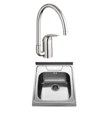 Комплект Мойка Kaiser + Смеситель Grohe Euroeco