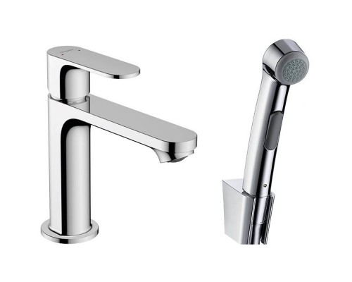 Hansgrohe Rebris S Смеситель для раковины 110, с гигиеническим душем, цвет: хром. 72215000 Hansgrohe Rebris S Смеситель для раковины 110, с гигиеническим душем, цвет: хром. 72215000