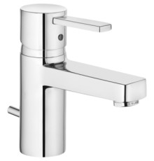 Kludi 38 250 0575 Zenta Смеситель для раковины 64 мм, со сливным гарнитуром, 9 л/мин 382500575