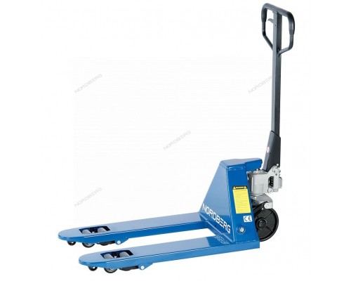 NORDBERG ТЕЛЕЖКА, рохля N3901S-25 складская гидравлическая короткая 2,5 т, усиленная, с полиуретанов