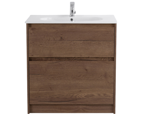 Тумба с раковиной BelBagno Kraft 80 напольная, rovere tabacco, раковина LOV-800-LVB Тумба с раковиной BelBagno Kraft 80 напольная, rovere tabacco, раковина LOV-800-LVB