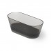Dea Design Shadow Ванна 160х70х58см., отдельностоящая, Glasstek, прозрачная смола, цвет: Smoky Black R4. DD8606 1600 R4