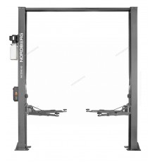 Подъемник двухстоечный 4 т, верхняя синхронизация, с электростопорами, H=3,6 м, 380 В, серый NORDBER