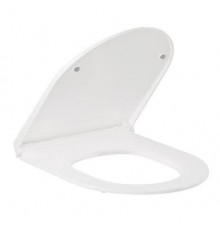 Kludi 24WCS43S Resa D Сиденье для унитаза, slim, SoftClose, дюропласт, белый 24WCS43S